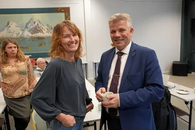 Toppmøte i Bodø: Da den tidligere varaordføreren møtte den tidligere ordføreren i Lurøy