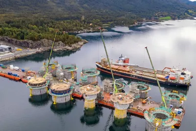 Concrete progress: floating wind spars ready for 'oil-greening' Hywind Tampen array