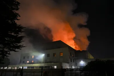 Fire rages at world’s largest battery storage facility in California