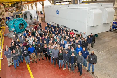 GE rolls out first giant components for largest ever US-made wind turbine