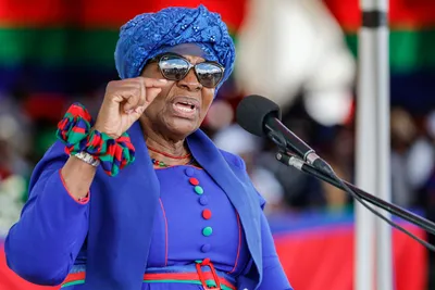 Oil and gas rich Namibia elects first female president
