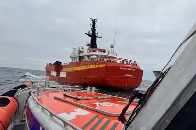 Vessel crashes into North Sea wind turbine, injuring crew members