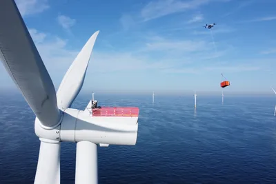 Turbine checks from the sofa? How drones and AI are changing wind power