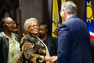 Pouyanne meets Namibia's new president in Windhoek to discuss Venus project