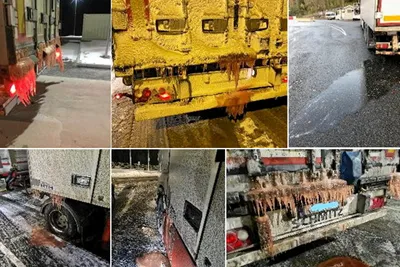 Vegvesenet raser mot blodig fiskevann som renner ut fra vogntog: – Livsfarlig svineri