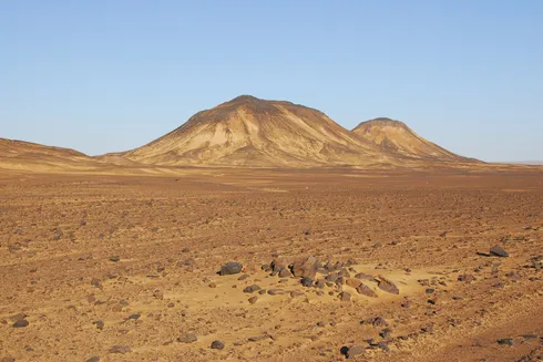 Những ngọn núi ở sa mạc Sinai.