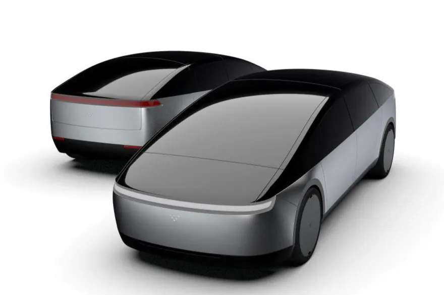 Illustrasjon av elektriske biler fra investorpresentasjonen til Fresco.