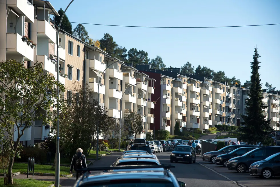 Obos-leiligheter på Lambertseter i Oslo.