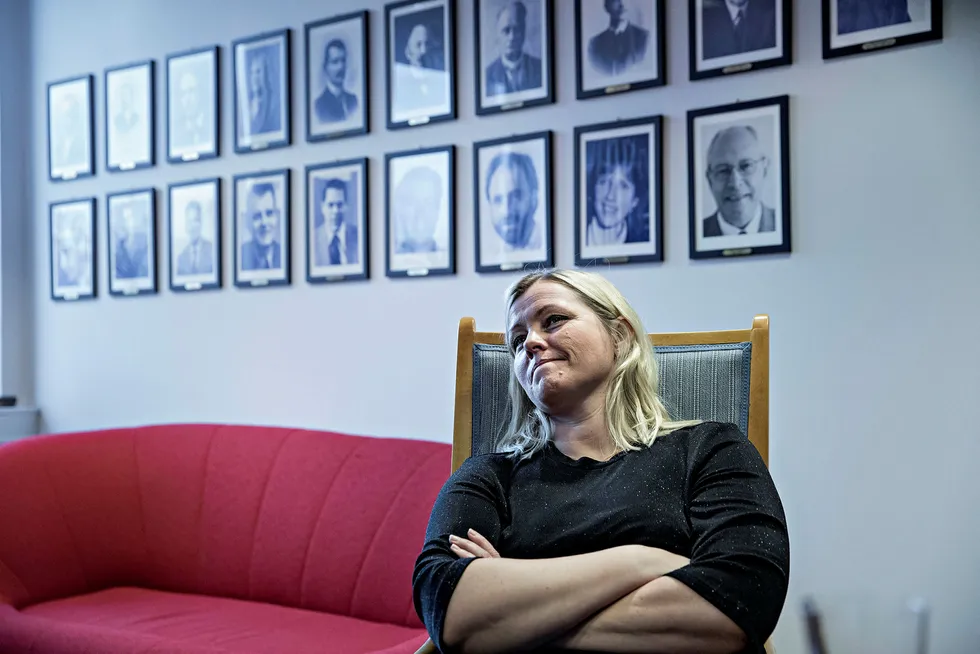 Partisekretær i Arbeiderpartiet Kjersti Stenseng er ikke fornøyd med målinger på 22-tallet. Foto: Aleksander Nordahl