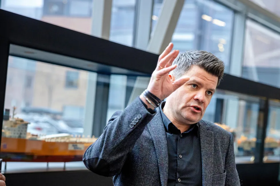 Lasse Kristoffersen, konsernsjef Wallenius Wilhelmsen.