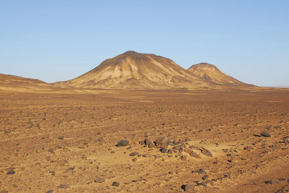 Mountains in the Sinai desert.