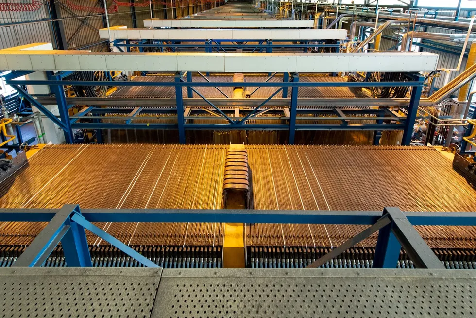 Electrolysis at the Rotterdam chlor-alkali plant