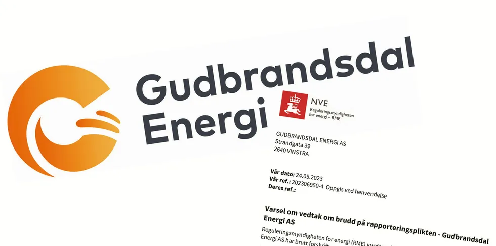 Rutinesvikt og forglemmelse hos Gudbrandsdal Energi har ført til at RME nå vurderer om selskapet har brutt forskrift om rapporteringsplikt for kraftleveringsavtaler.