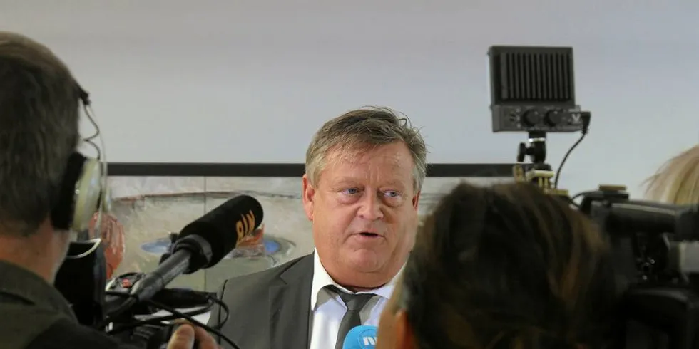 HI SKAL VURDERE: Harald Tom Nesvik (Frp) opplyser om at Fiskeridirektoratet har bedt Havforskningsinstituttet vurdere en rekke saker der funn av døde skalldyr settes i tidsmessig og geografisk sammenheng med badebehandling mot lakselus. Foto: Anders Furuset
