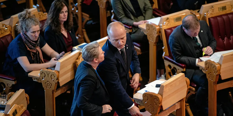 Det er bekymringsverdig dersom det som sendes på høring er gresk for folk flest. Bildet er fra fremleggelse av statsbudsjettet 2023.