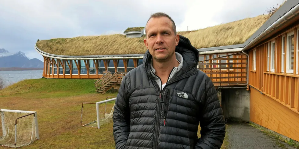 Jimmy Tobiassen ved Meløy videregående skole studiested Inndyr