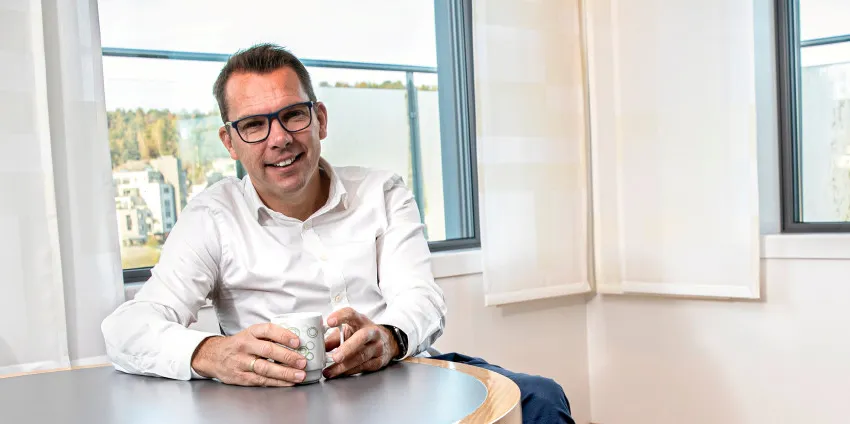 Konserndirektør Steffen Syvertsen kunne i dag legge frem knalltall for Agder Energi i 2021.
