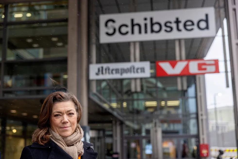 Konsernsjef Kristin Skogen Lund i Schibsted må finne nytt navn på selskapet hun leder nå som VG og Aftenposten selges.