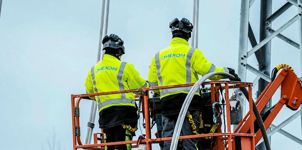 Omexom Norge bygger ny 22 kV høyspentlinje for Elvia i Aremark og Halden.