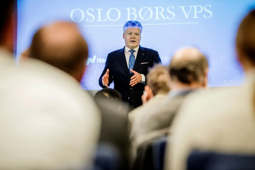 – Vi er trygge på at med like finansielle betingelser vil de fleste foretrekke Nasdaq som ny eier av Oslo Børs på grunn av andre forhold Lauri Rosendahl, konsernsjef i Nasdaq Nordic