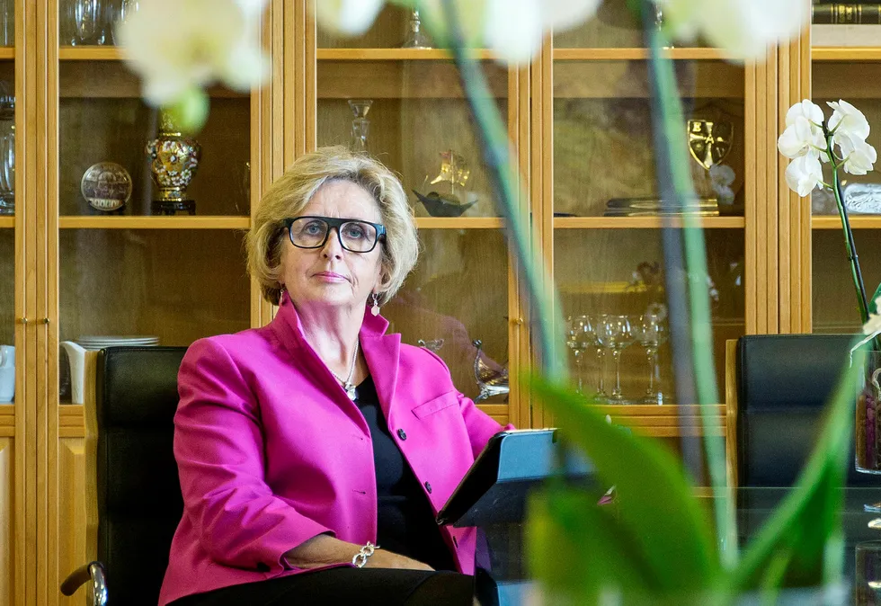 Trude Drevland trekker seg. Foto: Eivind Senneset
