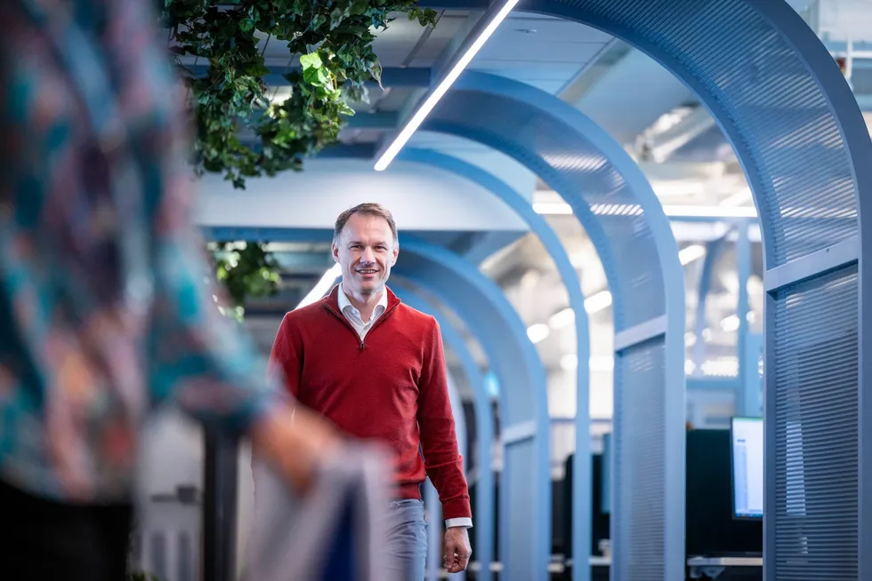 Christian Printzell Halvorsen har vært sjef i Schibsted i snart ett år. Onsdag la han frem selskapets siste rapport før det bytter navn.