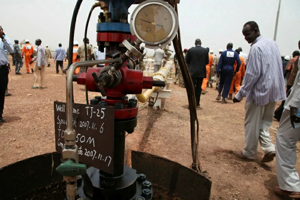 Output drive: wellhead in Unity state, South Sudan