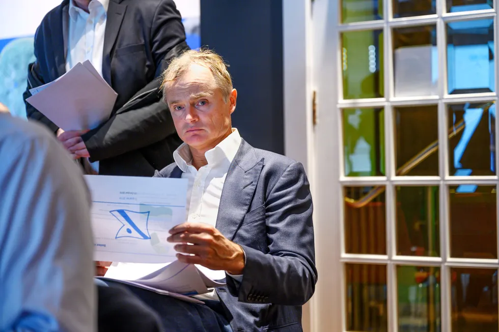 Investor Øystein Stray Spetalen var interessert i å kjøpe Kristinelundveien 16. En representant sendte flere tekstmeldinger til eiendomsmegler Jan Fredrik Bonde og viste interesse for huset.