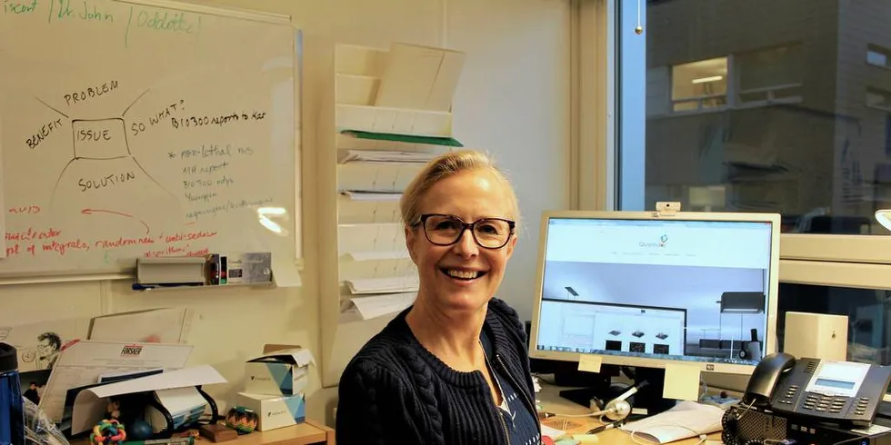 Karin Pittman er professor ved Universitetet i Bergen og gründer i Quantidoc.Foto: Ove Sjøstrøm