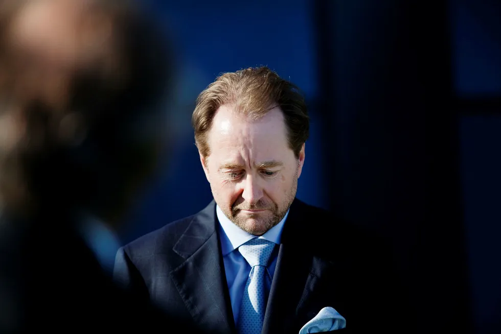 Kjell Inge Røkke og hans Aker trekker seg fra kampen om å overta Norske Skog. Foto: Fartein Rudjord