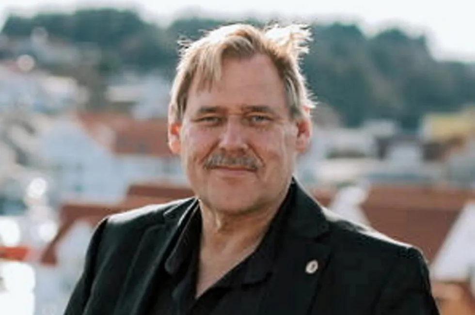 Johannes Sivertsen. Formann i Losforbundet med sine 303 medlemmer.