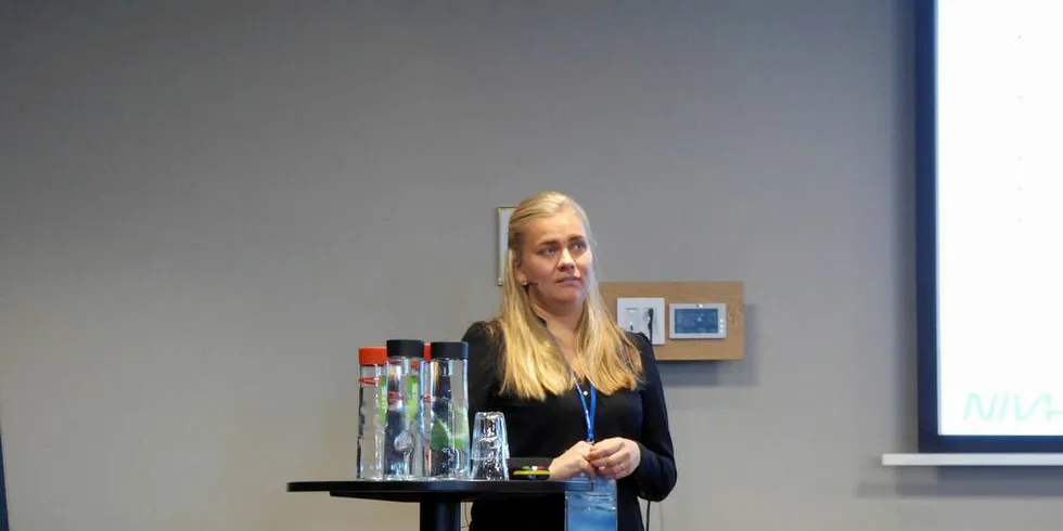 Forsker Inger Lise Nerland Bråte ved NIVA/UiOFoto: Anders Furuset