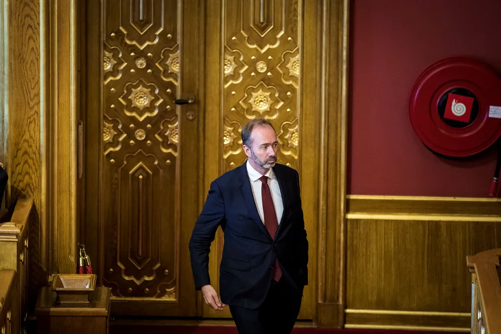 – Hvis skatteinngangen er god og vi klarer å finansiere velferden uten å komme opp det nivået, står vi fritt til det, sier Trond Giske. Foto: Gunnar Blöndal