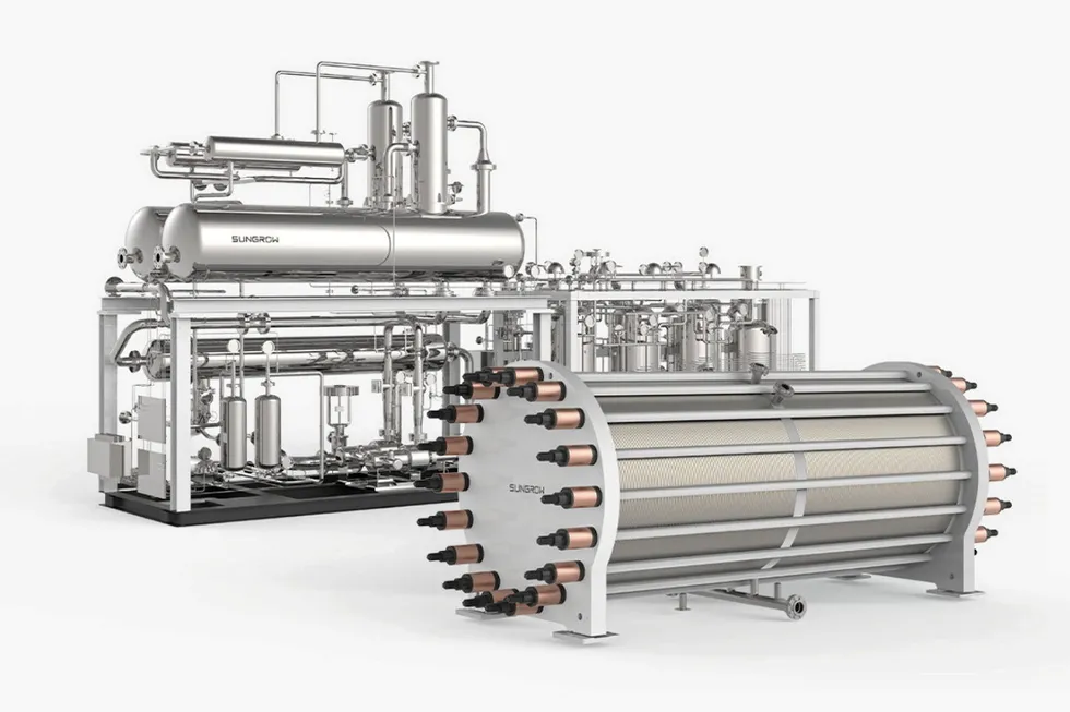 Sungrow's alkaline electrolysis system.