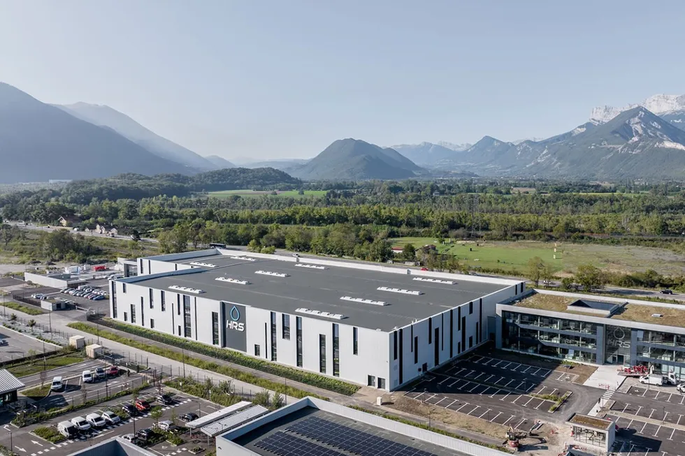 Hydrogen Refueling Solutions' manufacturing site in Grenoble, France