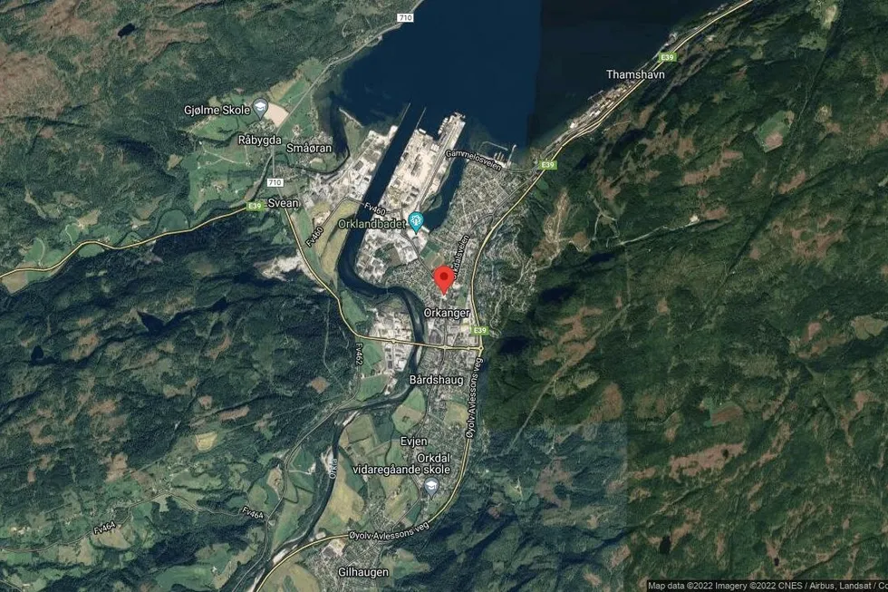 Området rundt Mostargata 11, Orkland, Trøndelag