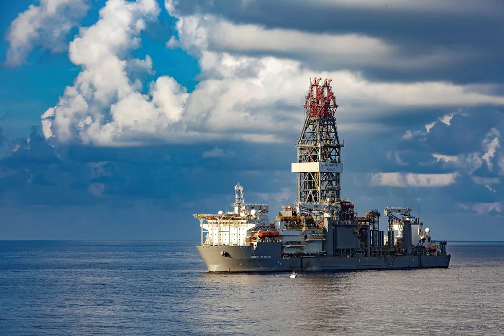 Looking for work: Transocean drillship Deepwater Asgard