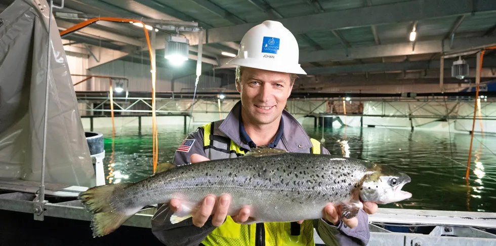 Johan E. Andreassen, Atlantic Sapphire-sjef og medgrunnlegger.