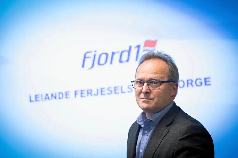 Administrerende direktør Dagfinn Neteland i Fjord1.