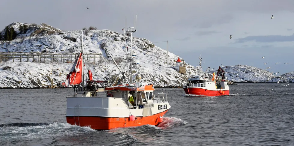 Ingen med deltakerrettigheter i fiske vet hva fremtiden vil bringe. Her fra innseilinga til Henningsvær i februar i år.