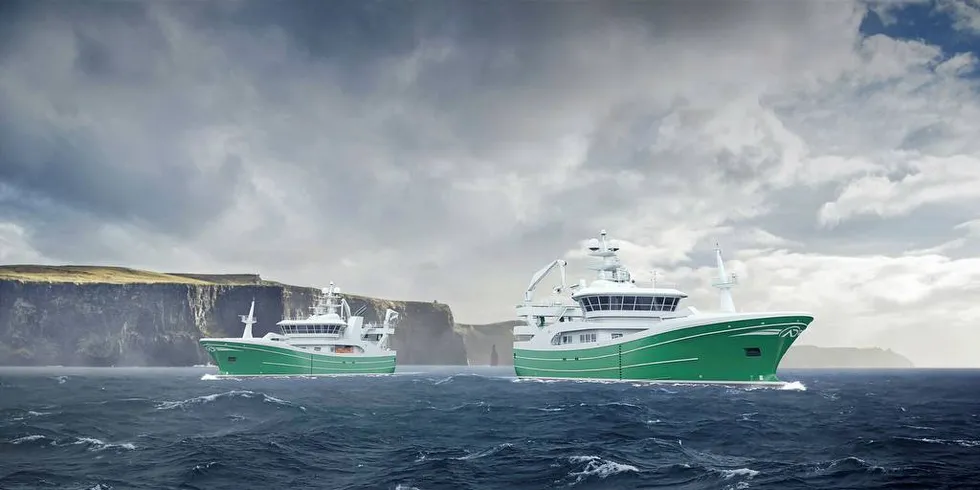 NYTT DESIGN: Salt Ship Design har sikret seg kontrakt med irsk rederi på design av to trålere.Foto: Salt Ship Design