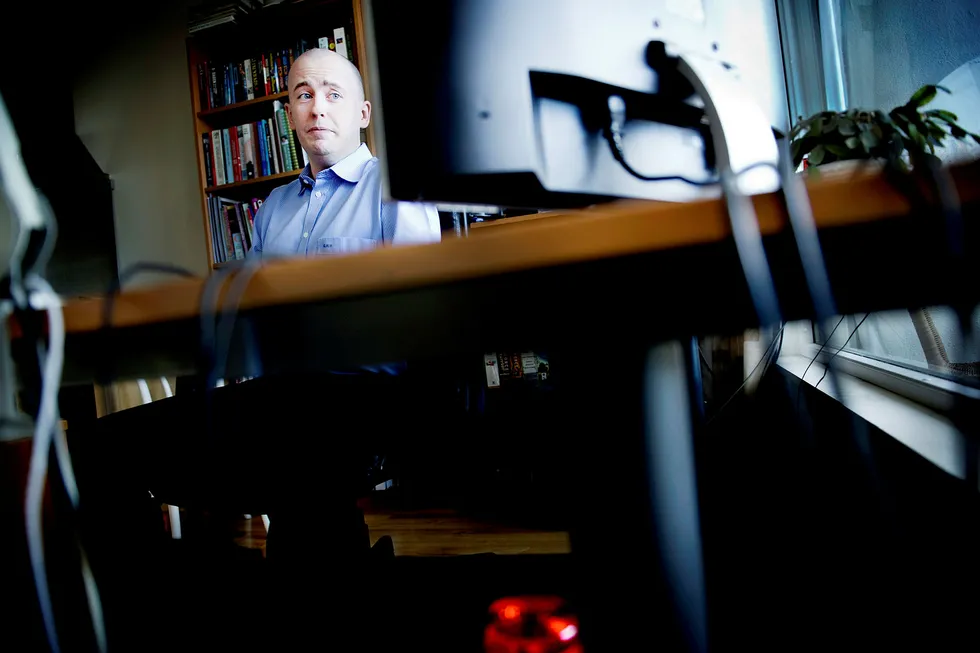 Geir Harald Hansen fortalte om sin bitcoin-idé i et intervju i DN i 2011.