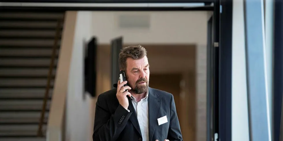 KAN MISTE JOBBEN: Frode Reppe i Norske Sjømatbedrifters Landsforening hevder det var fiskeriminister Per Sandberg (Frp) som selv ga han sin private epostadresse. Foto: Per Ståle Bugjerde