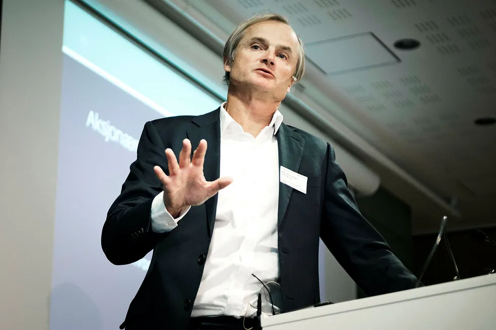 Investor og milliardær Øystein Stray Spetalen har plassert mesteparten av pengene sine i banken.