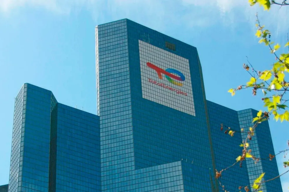 . TotalEnergies' head office in Paris.