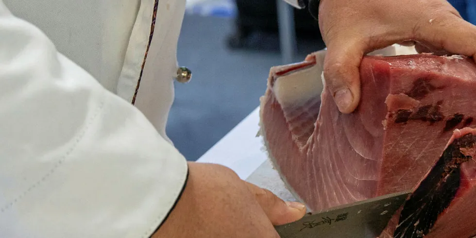 A worker with a seafood processor in China has tested positive for COVID-19.
