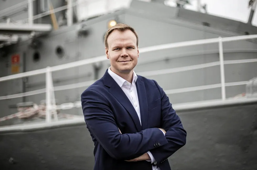 Andre Risholm i Viridis Bulk Carrieres.