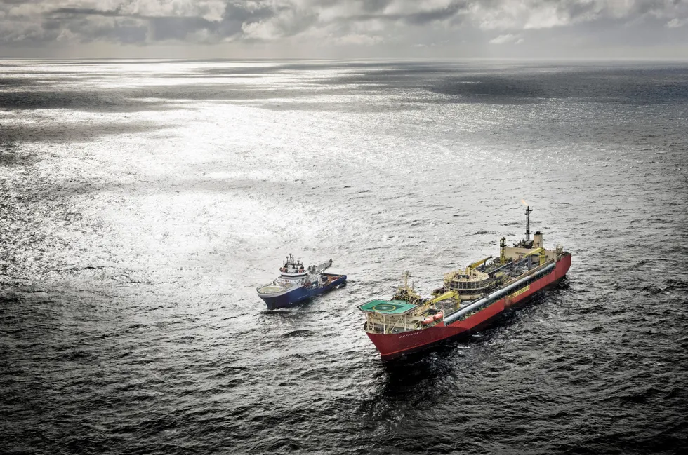 The Gryphon A FPSO.