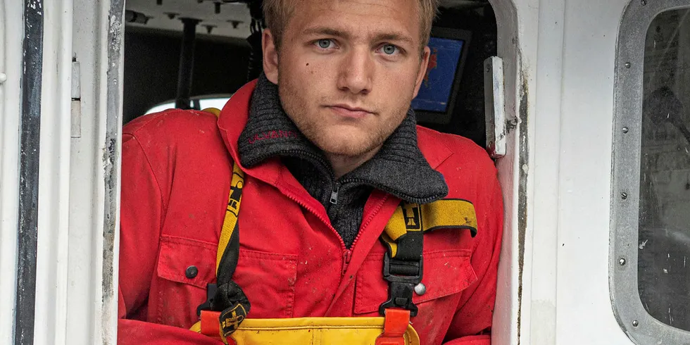 OPTIMIST: Sander Elias Norø er optimist på fiskerinæringens vegne, og nå bruker han millioner på ny båt.