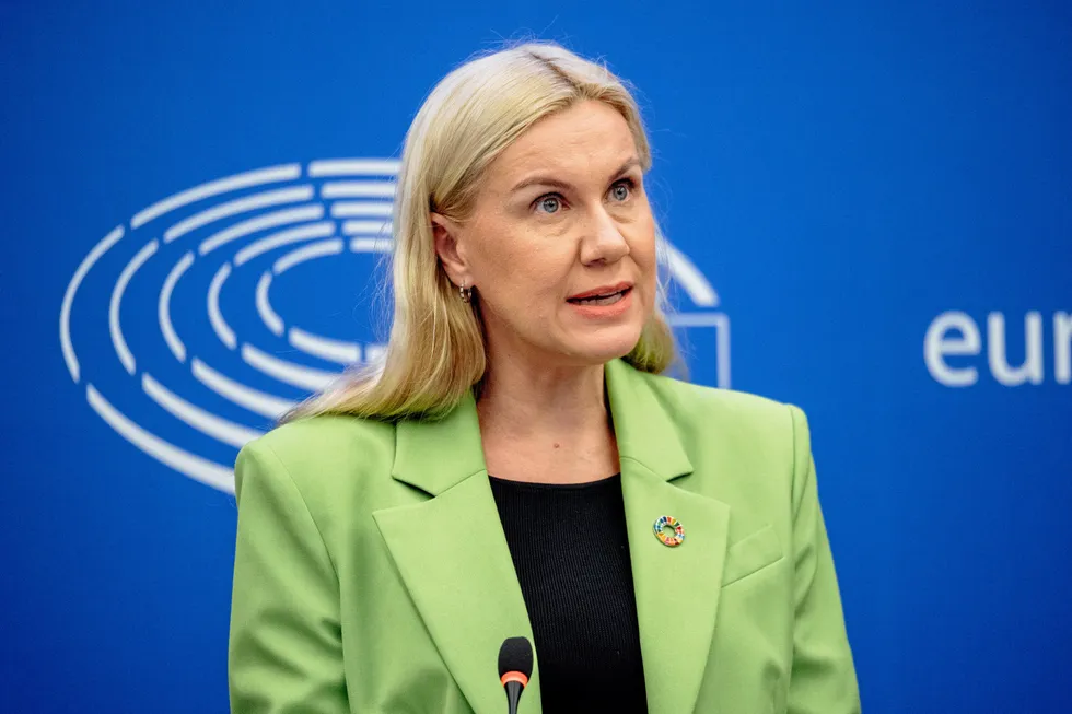 Kadri Simson, European Commissioner for energy.
